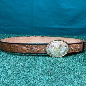 Vintage Goldwing belt and buckle men’s size 30-36 (OKPM-11-018)